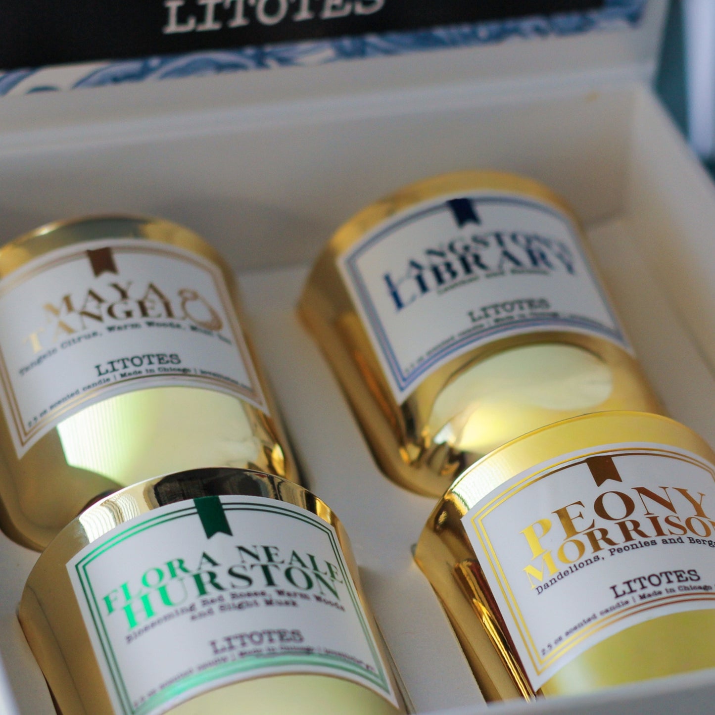 The Authors: Gift Set of 4 Mini Candles